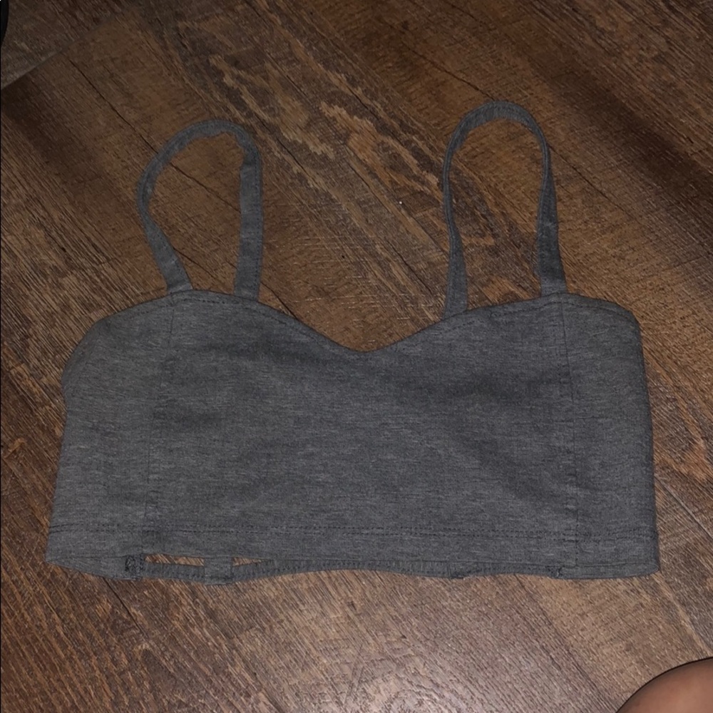 Gray brandy Melville bralette